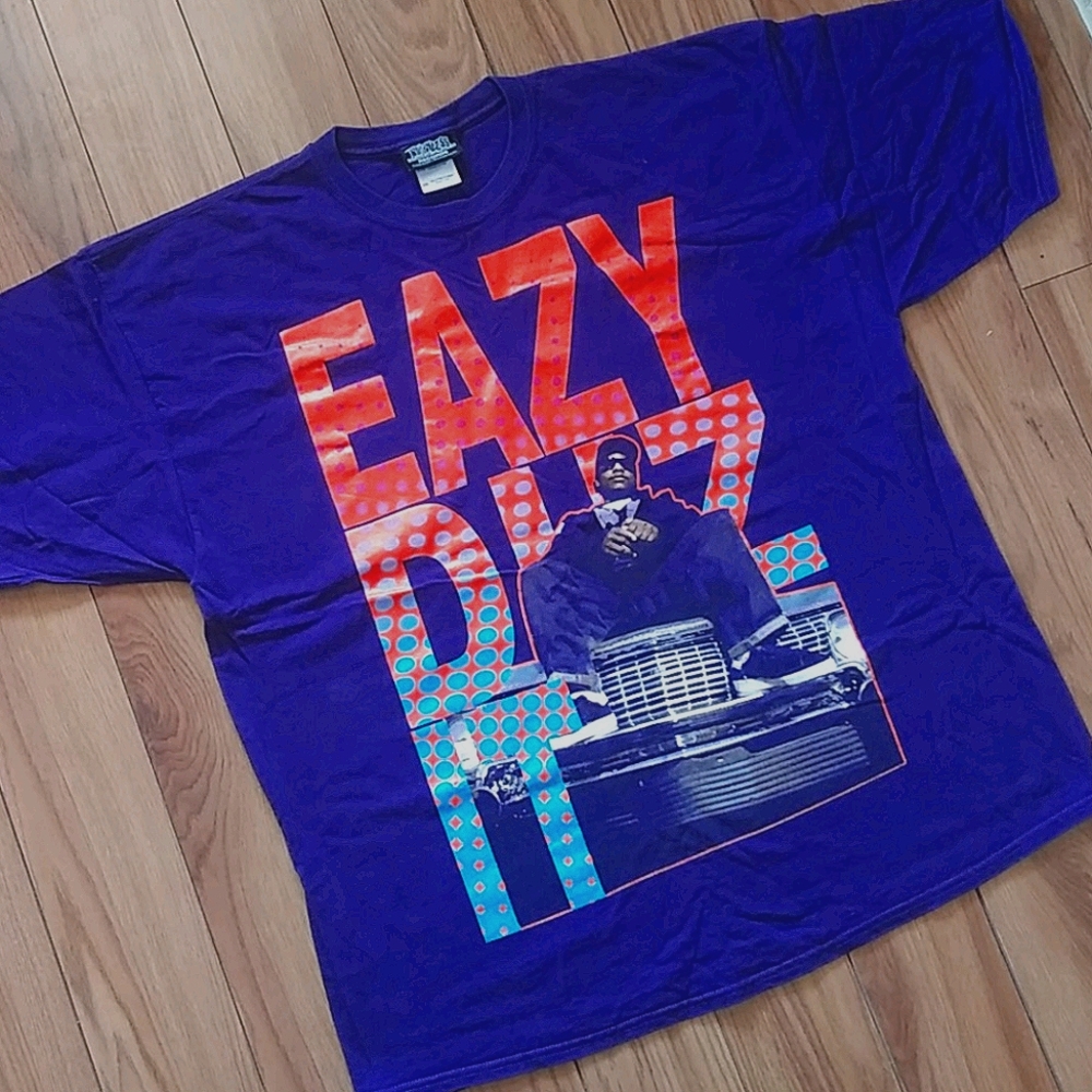 NWOT Eazy-E Purple DeadStock Easy Duz It T Shirt - Picture 1 of 4